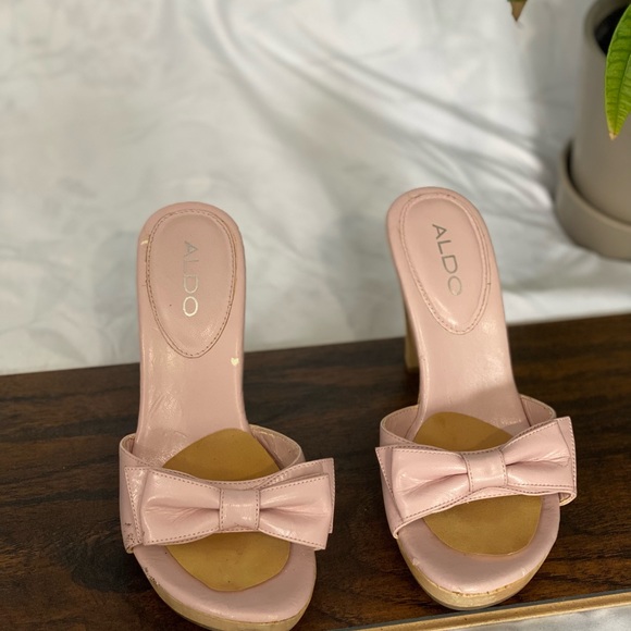 ALDO Heeled Sandals | Light Pink | Size: 6.5 - Picture 7 of 7